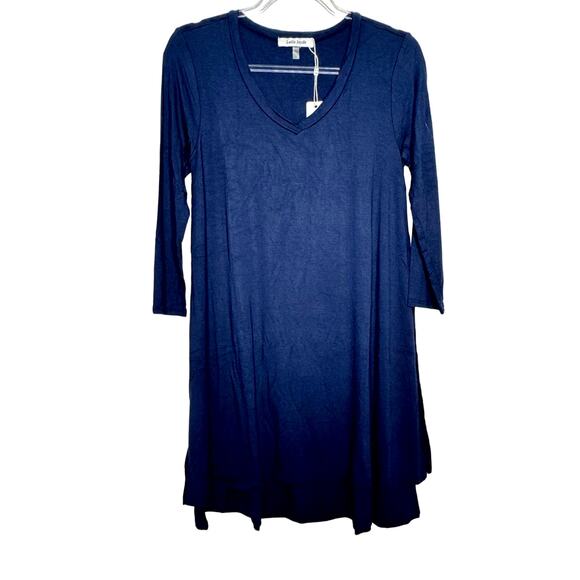 Laila Jayde Double Layer Dress - Blue NWT Size Small - Picture 2 of 9